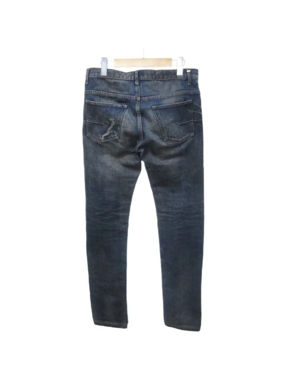 Dior Homme Fuel to Fire Skinny Denim Kris Van Assche Era Jeans Faded Distressed